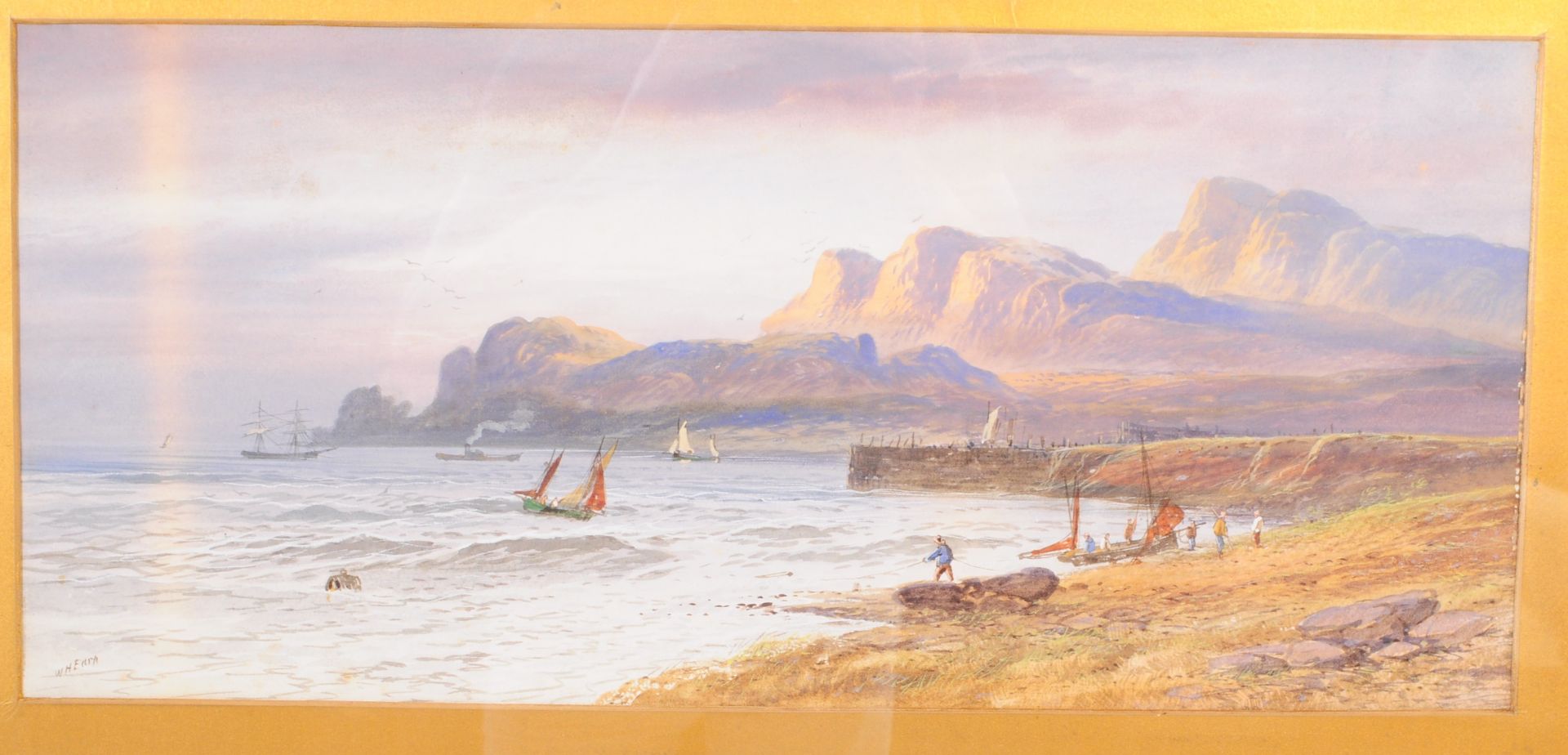 WILLIAM HENRY EARP (1854-) MARITIME WATERCOLOUR PAINTINGS (2) - Image 4 of 6