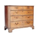 19TH CENTURY GEORGE III MAHOGANY CHEST OF DRAWERS