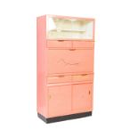 MID CENTURY 1950'S PINK PANTRY KITCHEN UNIT