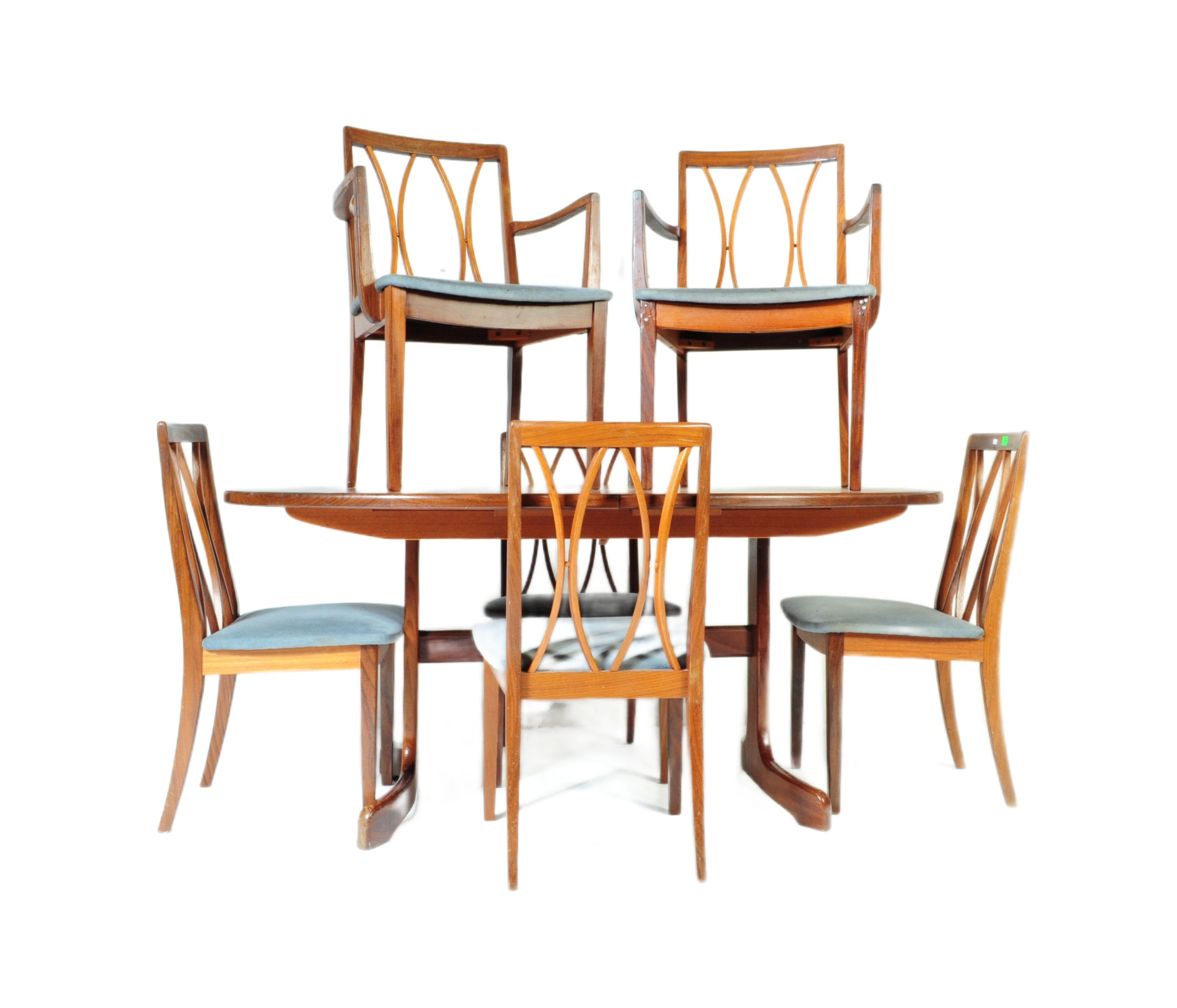 G Plan A retro vintage mid 20th century GPlan teak dining table and