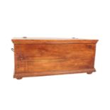 20TH CENTURY VINTAGE STRAP HINGE BLANKET BOX COFFER