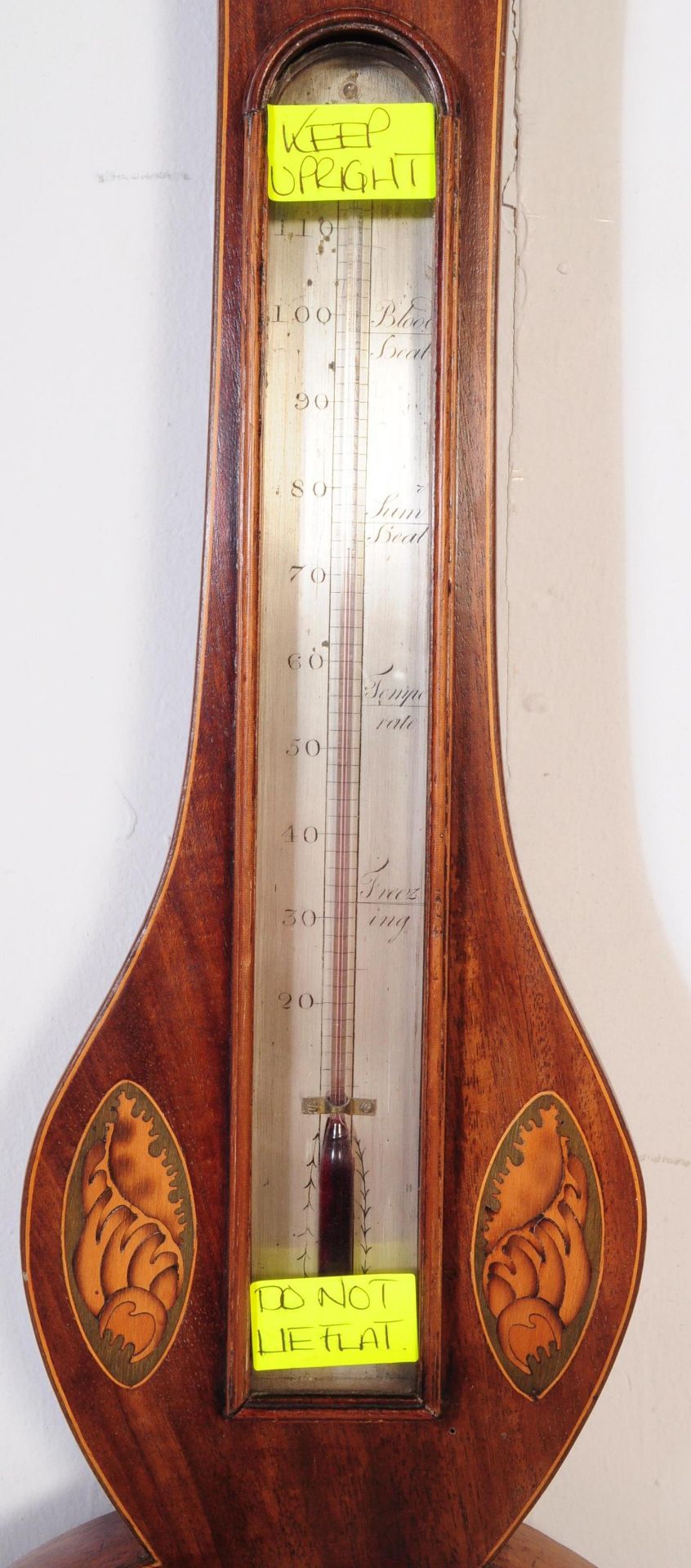 19TH CENTURY WILLIAM IV MERCURY WALL BAROMETER - Image 6 of 6