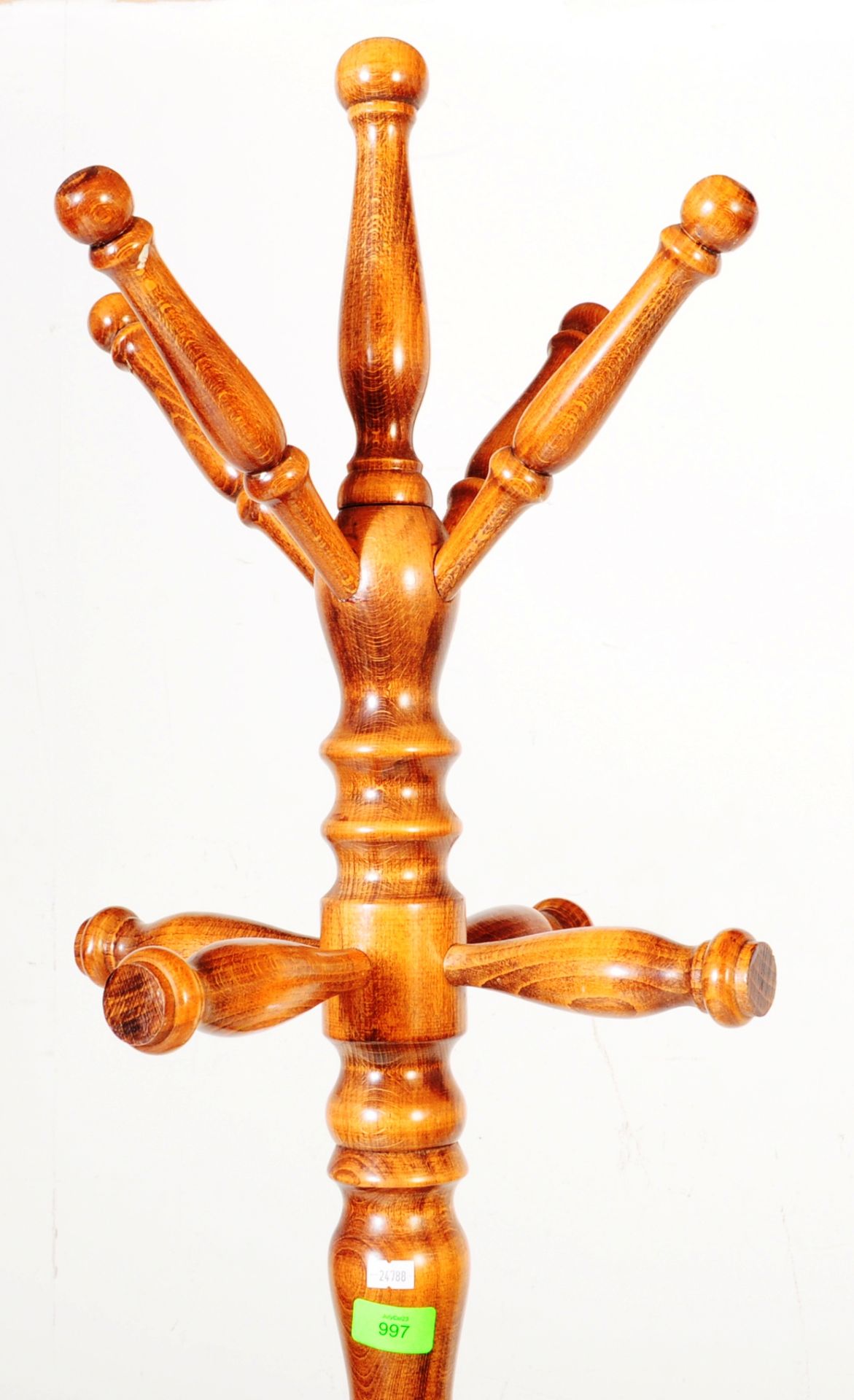 EARLY 20TH CENTURY MAHOGANY HAT STAND - Image 2 of 4