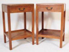 PAIR OF MID CENTURY WARING & GILLOW SIDE BEDSIDE TABLES