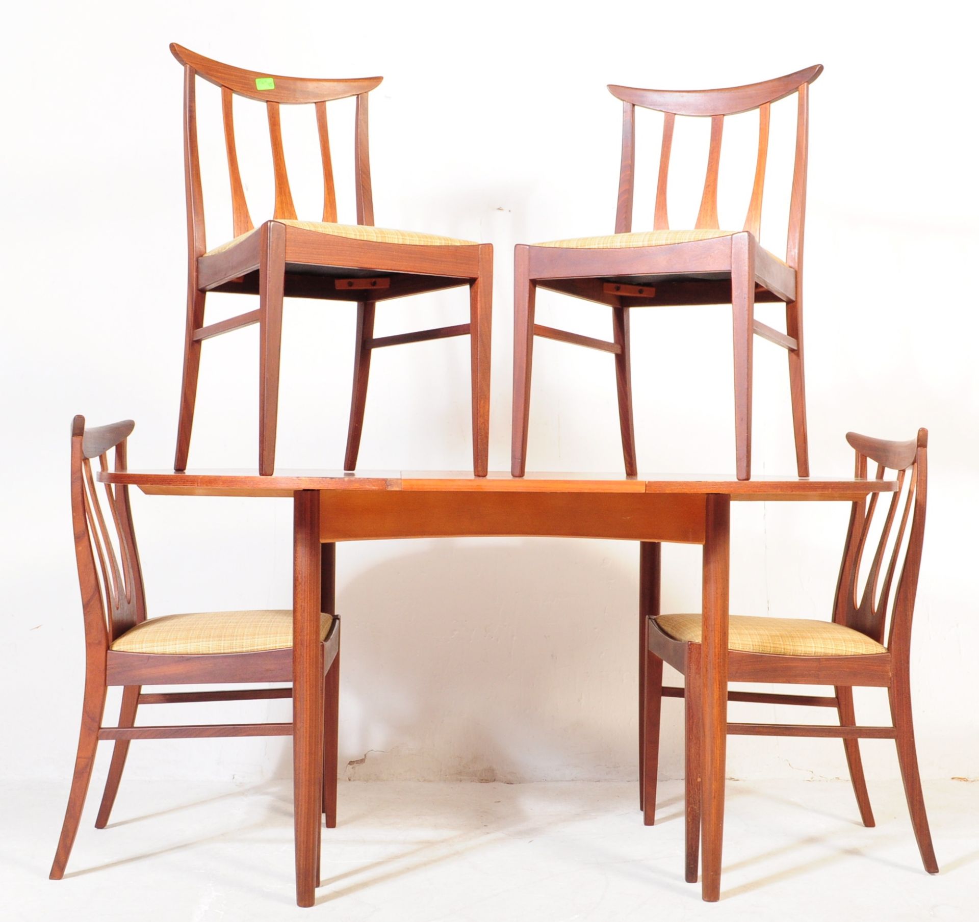 G PLAN - BRASILIAN RANGE - 1960S DINING TABLE AND SIX CHAIRS