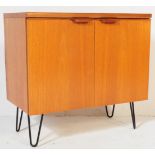 RETRO MID CENTURY 1960'S STATESROOM TEAK RECORD CABINET