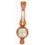 19TH CENTURY WILLIAM IV MERCURY WALL BAROMETER