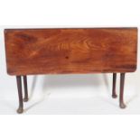 GEORGE III 19TH CENTURY CUBAN MAHOGANY PAD FOOT TABLE