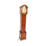 EARLY 20TH CENTURY 1930S OAK LONGCASE CLOCK