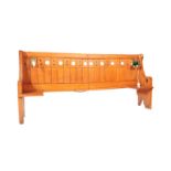 19TH CENTURY VICTORIAN CHURCH PEW CONVERTED TO HEADBOARD