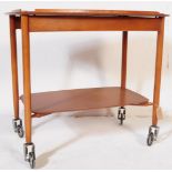 RETRO VINTAGE TWO TIER DANISH STYLE DRINKS COCKTAIL TROLLEY