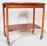 RETRO VINTAGE TWO TIER DANISH STYLE DRINKS COCKTAIL TROLLEY