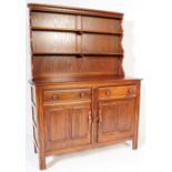 ERCOL FURNITURE - MID CENTURY BEECH & ELM DRESSER