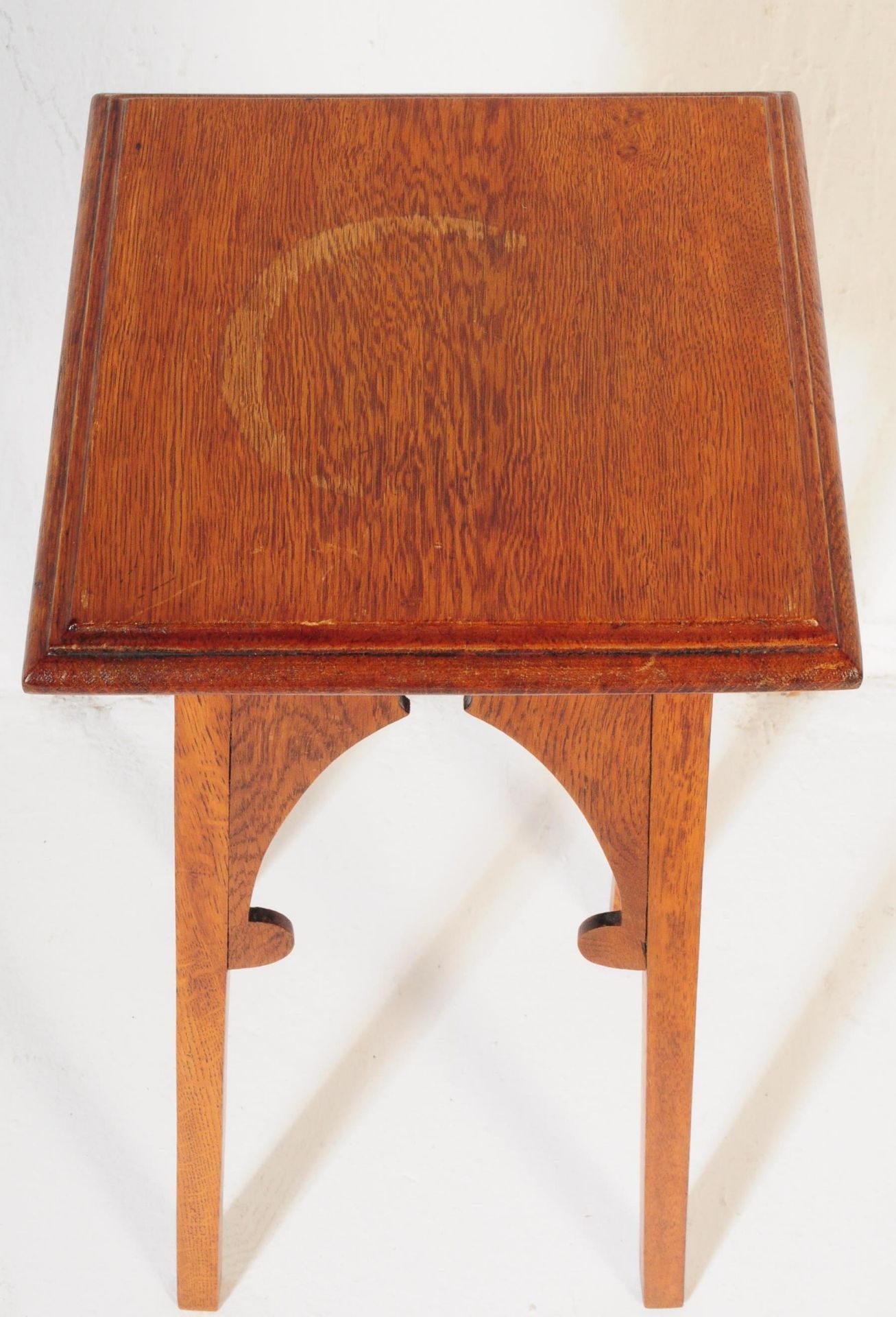 EARLY 20TH CENTURY ARTS & CRAFTS MOORISH STYLE PLANT STAND - Image 4 of 5