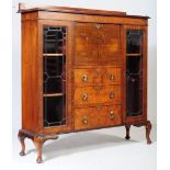 EARLY 20TH CENTURY 1920S WALNUT DISPLAY CABINET