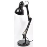 RETRO VINTAGE BLACK ANGLEPOISE DESK LAMP