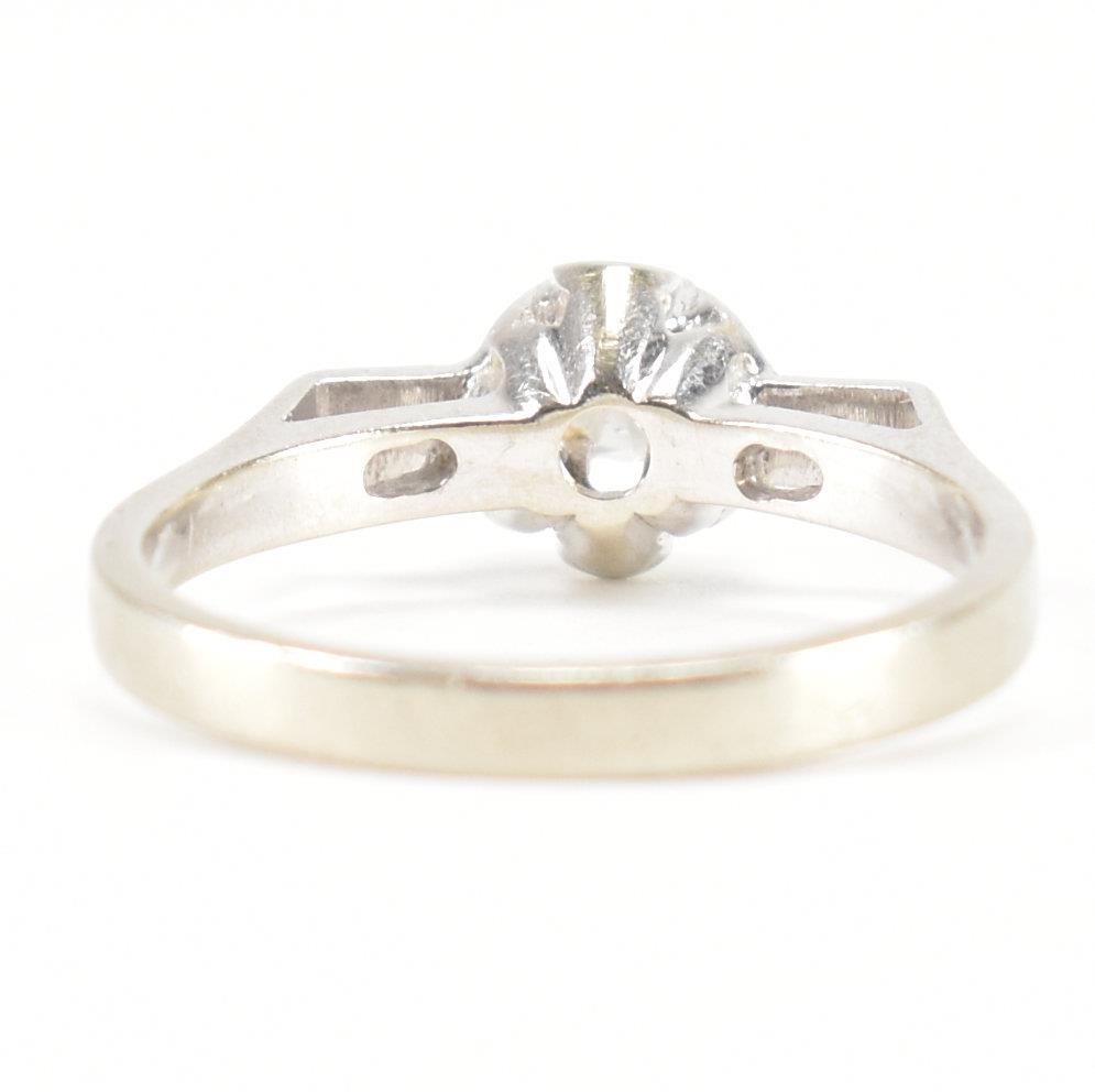 WHITE GOLD & DIAMOND ENGAGEMENT STYLE RING - Image 5 of 10