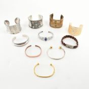 COLLECTION OF CONTEMPORARY BANGLES