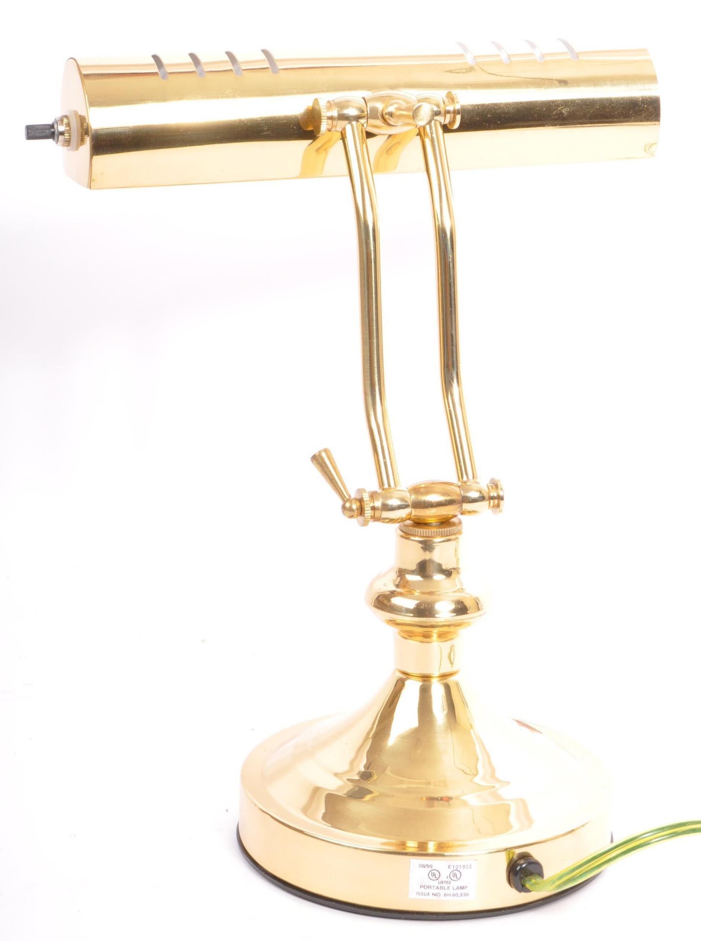 20TH CENTURY BANKERS DESK OFFICE LAMP - Image 3 of 5