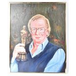 DESMOND DAVIES (ARTIST D.2021) - MICHAEL CAINE PAINTING