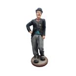 CHARLIE CHAPLIN - LIFESIZE 1/1 SCALE FIBREGLASS STATUE