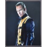 X-MEN - MICHAEL FASSBENDER - AUTOGRAPHED 8X10" PHOTO - ACOA