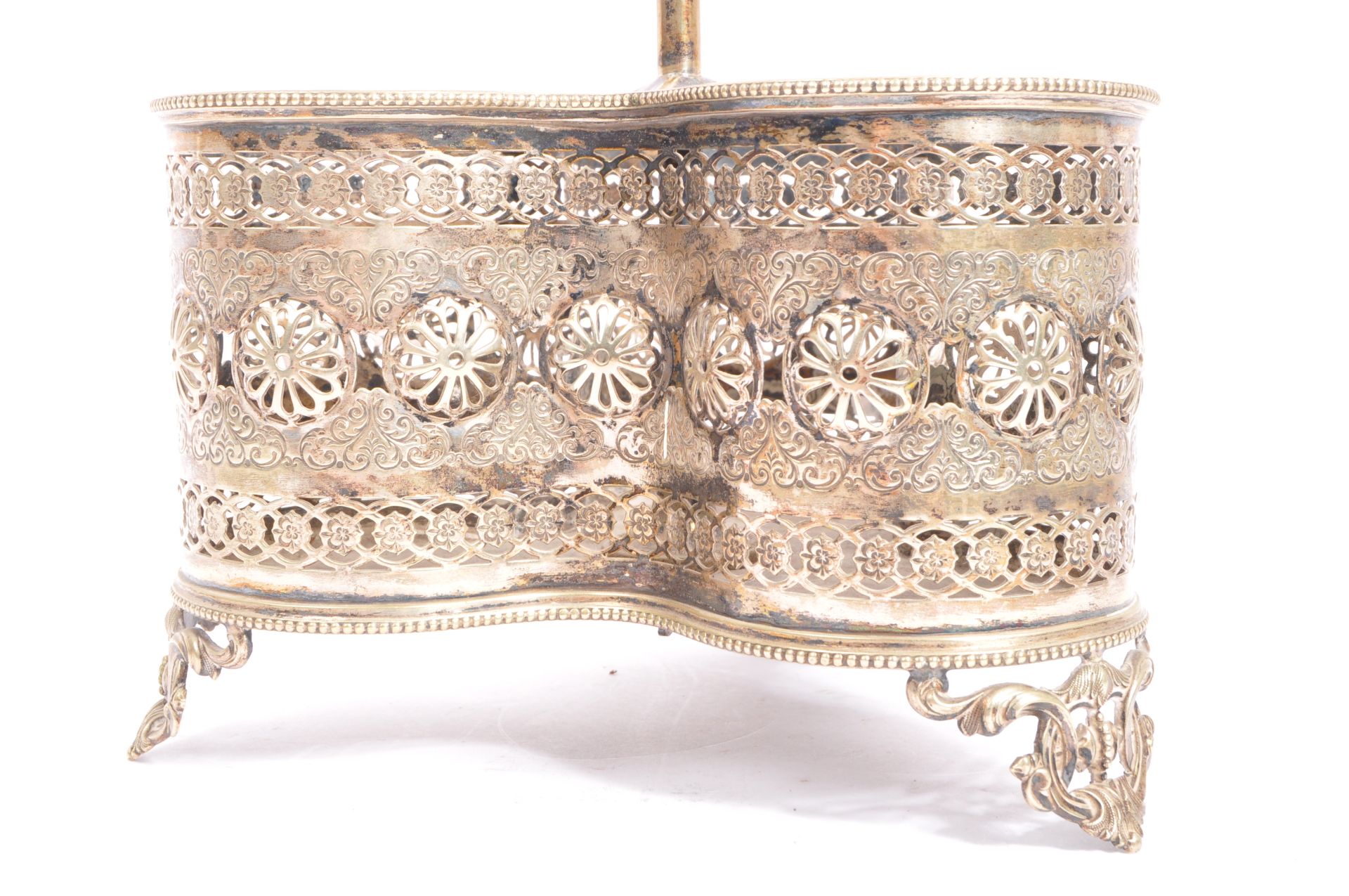 19TH CENTURY 1853 ANGLO-INDIAN SILVER PLATED TANTALUS - Image 3 of 4