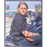 SONS OF ANARCHY - CHARLIE HUNNAM - AUTOGRAPHED 8X10" PHOTO - ACOA