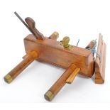 19TH CENTURY BEECH CARPENTERS PLOUGH PLANE