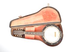 CASED EARLY 20TH CENTURY WALLISTRO ZITHER MANDOLIN