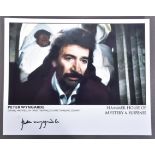 PETER WYNGARDE - HAMMER HORROR - SIGNED 8X10" PHOTO