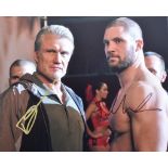 CREED II (2018) - LUNDGREN & MUNTEANU - SIGNED 8X10" PHOTO - ACOA