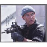 ANTONIO BANDERAS - EXPENDABLES - AUTOGRAPHED 8X10" - AFTAL