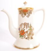 A VINTAGE 20TH CENTURY JAPANESE NORITAKE CERAMIC TEA POT.