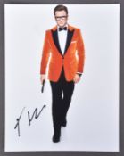 KINGSMAN II (2017) - TARON EGERTON - SIGNED 8X10" PHOTO - ACOA