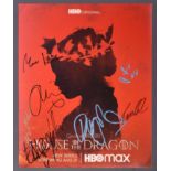 HOUSE OF THE DRAGON - CAST AUTOGRAPHED 11X14" - AFTAL