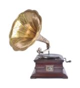 EARLY 20TH CENTURY HIS MASTER'S VOICE GRAMOPHONE