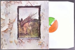 LED ZEPPELIN - LED ZEPPELIN IV - SCARCE FULLY SIGNED LP RECORD