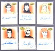 STAR TREK - RITTENHOUSE ARCHIVES - AUTOGRAPH SERIES SIGNED CARDS