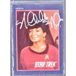 STAR TREK - NICHELLE NICHOLS (1932-2022) - AUTOGRAPHED TRADING CARD