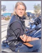 SONS OF ANARCHY - CHARLIE HUNNAM - AUTOGRAPHED 8X10" PHOTO - ACOA