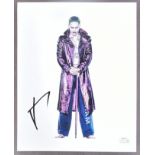 SUICIDE SQUAD - JARED LETO - AUTOGRAPHED 8X10" COLOUR - AFTAL