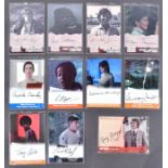 CULT TV / FILM - COLLECTION OF AUTOGRAPHED TRADING CARDS