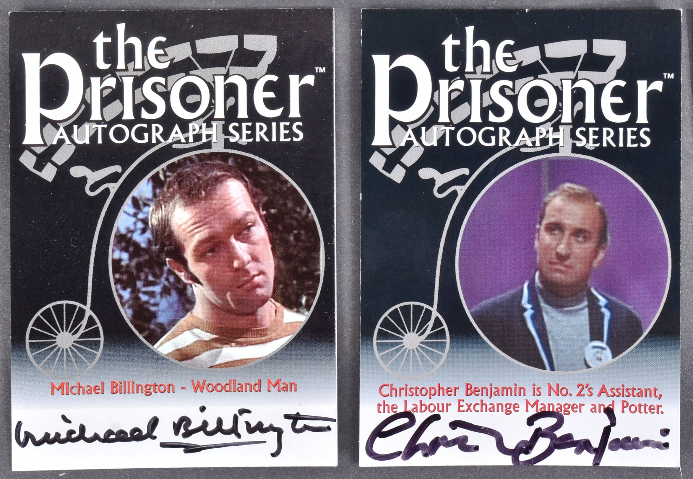 THE PRISONER - CARDS INC - AUTOGRAPH SERIES TRADING CARDS - Image 2 of 5