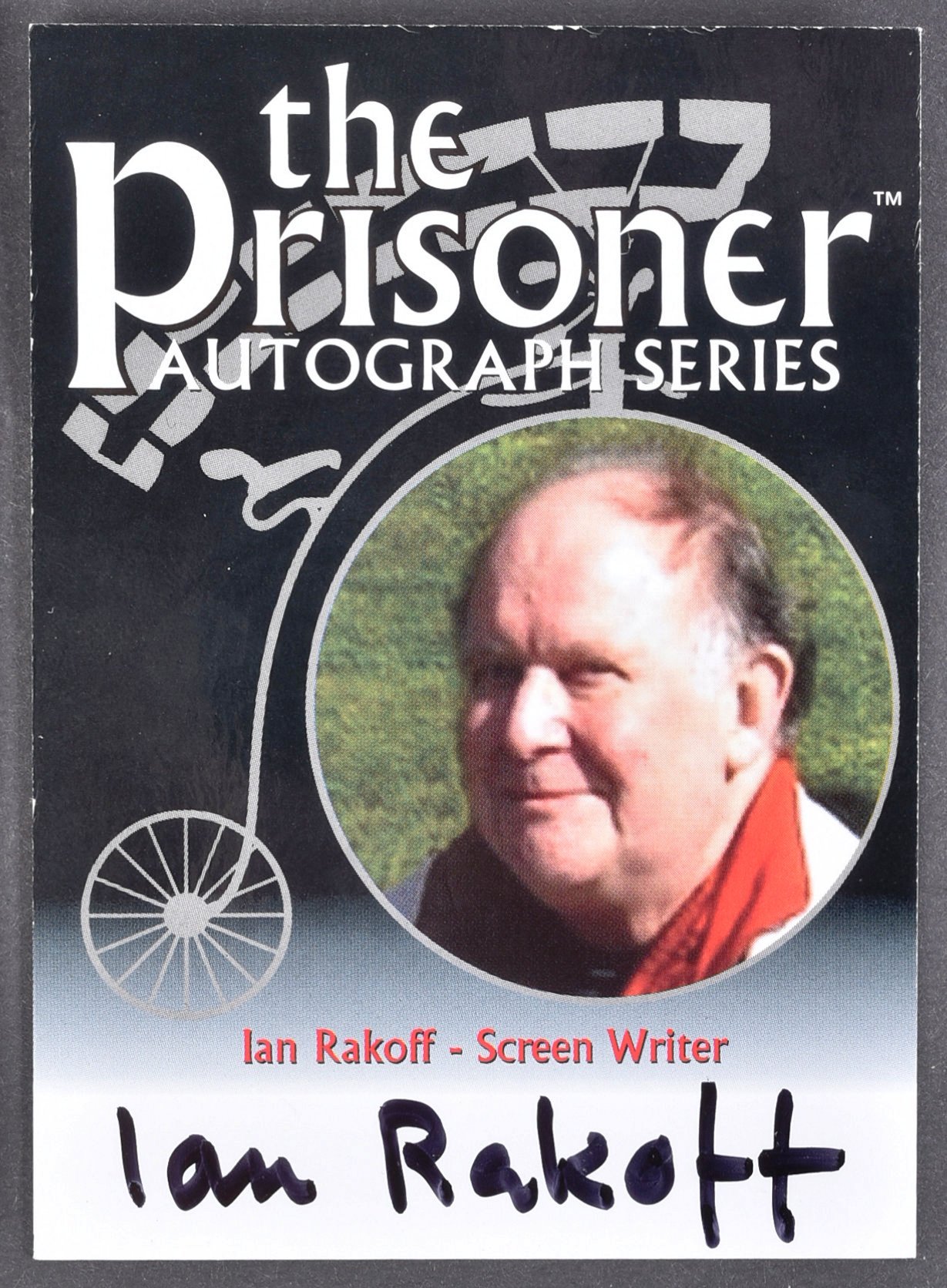 THE PRISONER - CARDS INC - AUTOGRAPH SERIES TRADING CARDS - Image 4 of 5