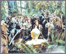 STAR WARS - EWOKS - MULTI-SIGNED 11X14" COLOUR PHOTO