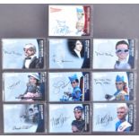 THUNDERBIRDS - UNSTOPPABLE CARDS - SIGNED TRADING CARDS