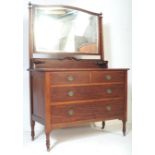 EARLY 20TH CENTURY EDWARDIAN MAHOGANY DRESSING CHEST