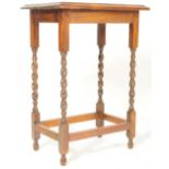 EARLY 20TH CIRCA 1920S CENTURY MAHOGANY HALL OCCASIONAL TABLE