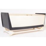 RETRO VINTAGE MID 20TH CENTURY LEATHERETTE BLANKET BOX